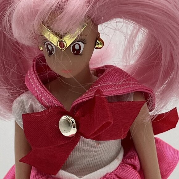 Sailor Moon Chibiusa Deluxe Adventure Doll Toei 1996 Vintage 9.5" HTF - Picture 9 of 12